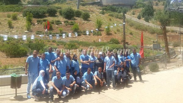  بالصور: مدرسة اورط الثانوية بالرملة تنظم رحلة لطلابها إلى شمال البلاد